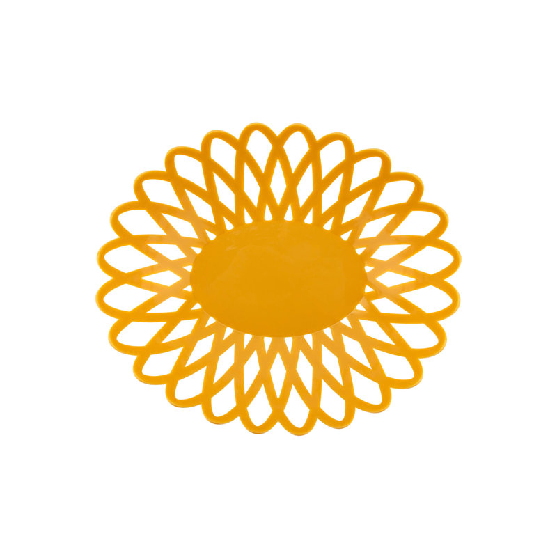 G.E.T. Plastic Oval Serving Basket - PP, Tropical Yellow