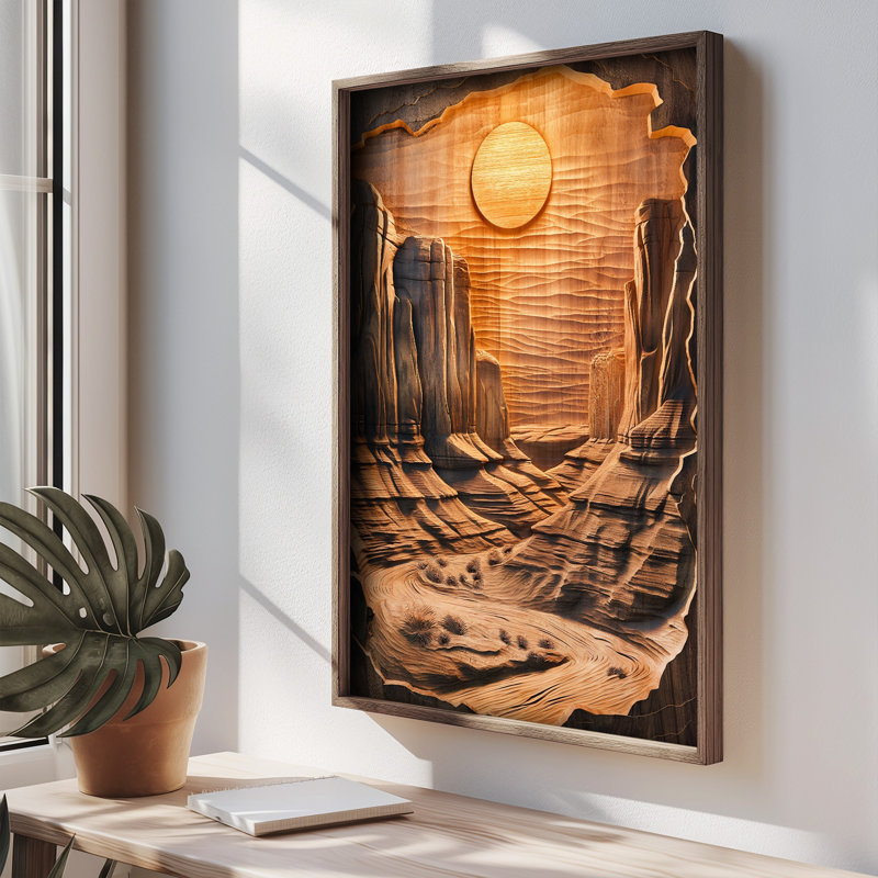 Elegant Decorative Framed MDF Painting, 19.7 x 27.6 x 0.1 inches | 100% MDF (3 mm Thick) with 100% Pine Wood Frame | UV Printed Art for Home Décor, Ideal for Living Room, Office & Gallery Wall Display