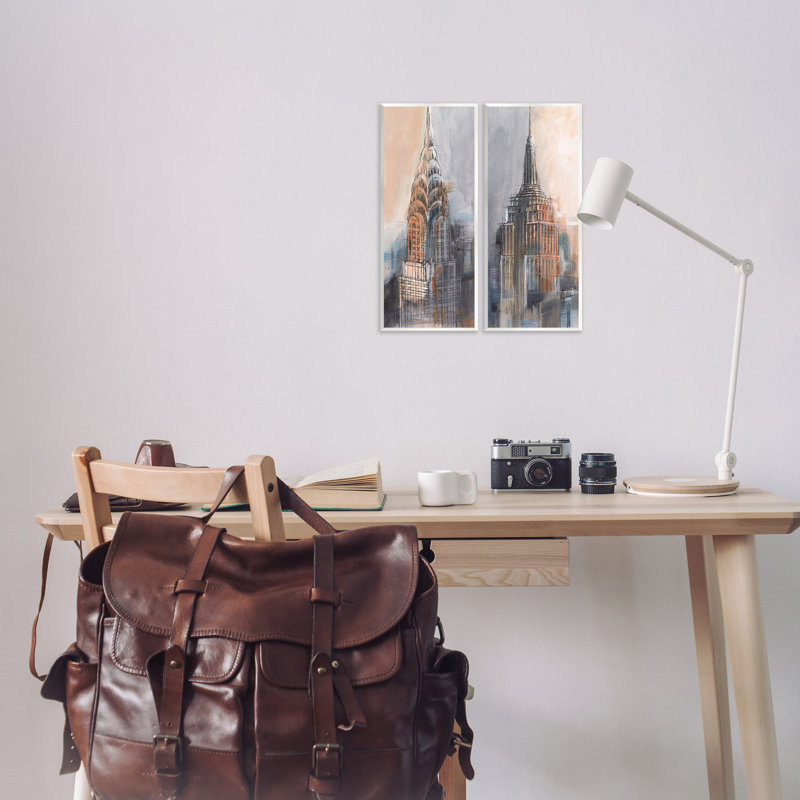 «City Architecture Sketches Wall Art Art Set» par Ethan Harper