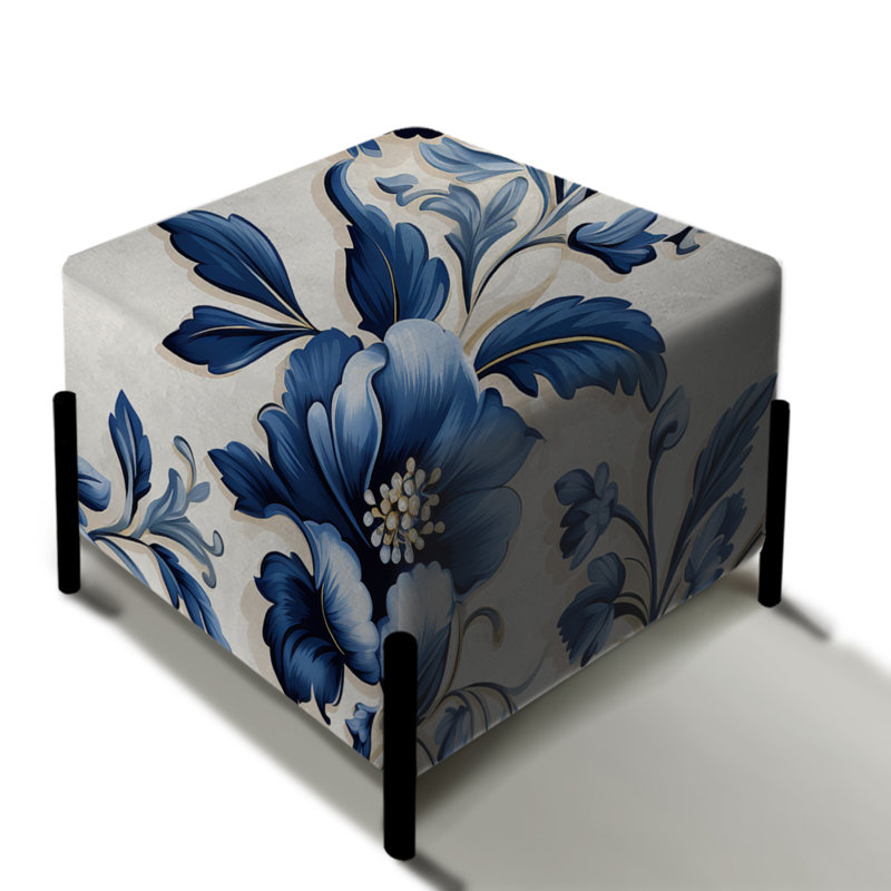 Repose-pieds Cobalt Mosaics