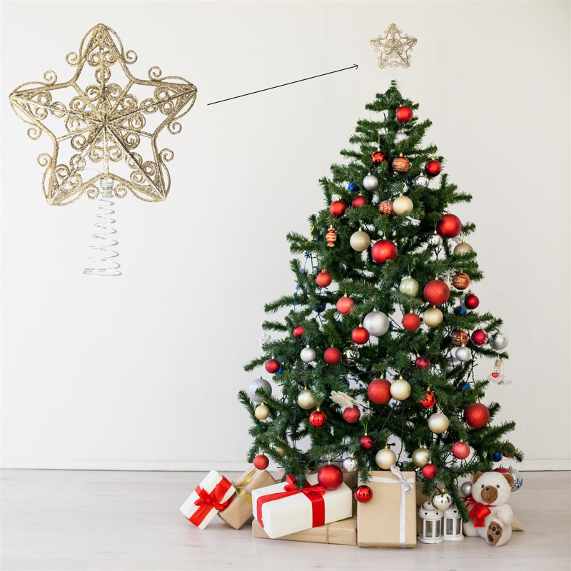 PVC Holiday Shaped Ornament, Gold