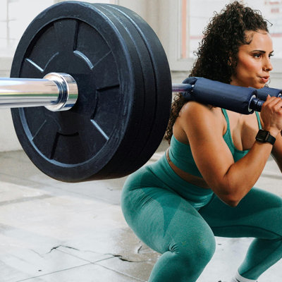 Safety Squat Bar for Heavy Training – 700 lb Capacity, Padded Collars, Fits 2-Inch Plates, Home Gym Essential