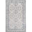 Tapis ivoire / bleu marine noué à la main Santorini-22283535