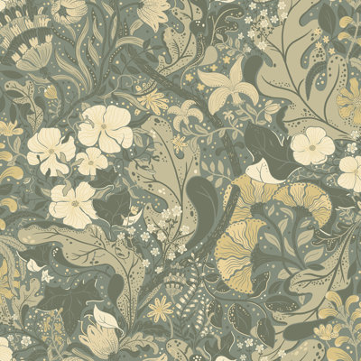 Leavy 33' L x 20.9" W Wallpaper Roll