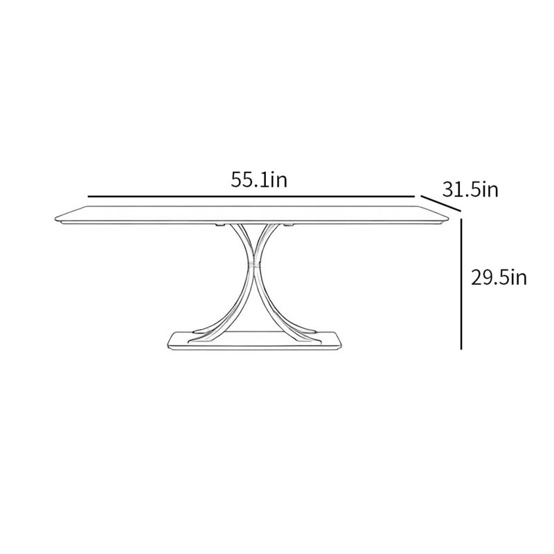 Pinchas, H 29,5 po x L 55,1 po x l 31,5 po