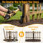4 Pack Fence Post Repair Kit Fence Post Stakes for Tilted and Broken-2131385510