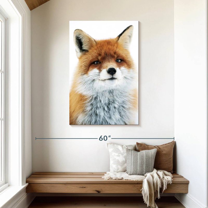 Regard de renard Brampt, H 45 po x l 30 po
