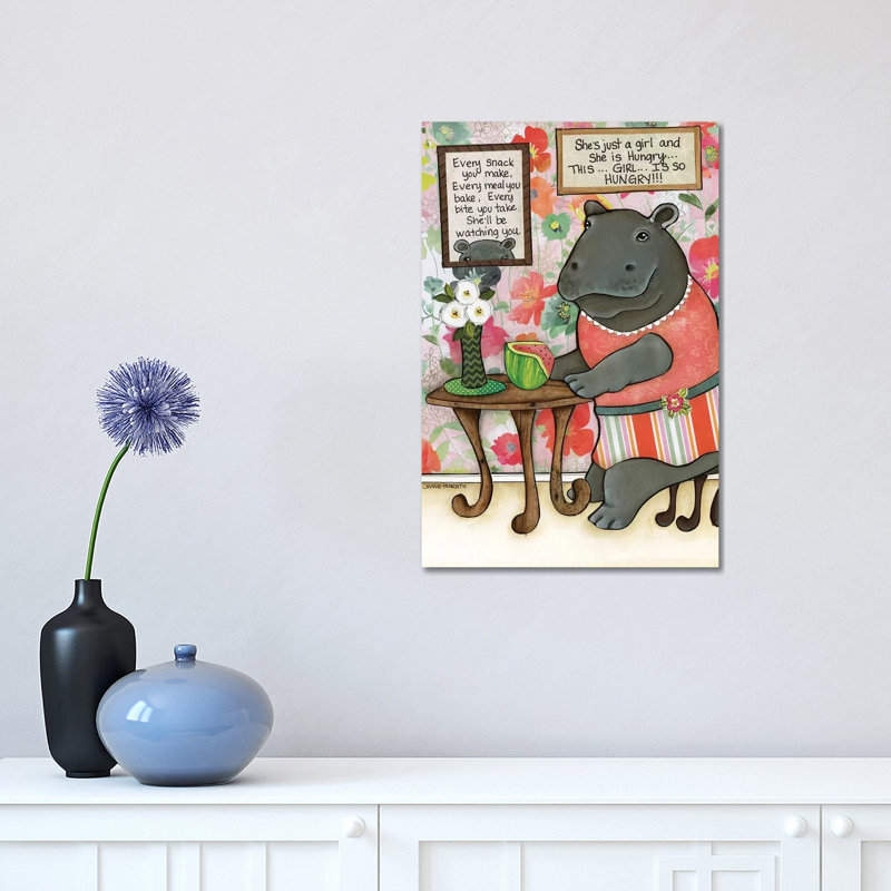 Just A Girl by Jamie Morath - Print on Canvas, Wrapped Canvas, 45.72cm H x 30.48cm W x 1.91cm D
