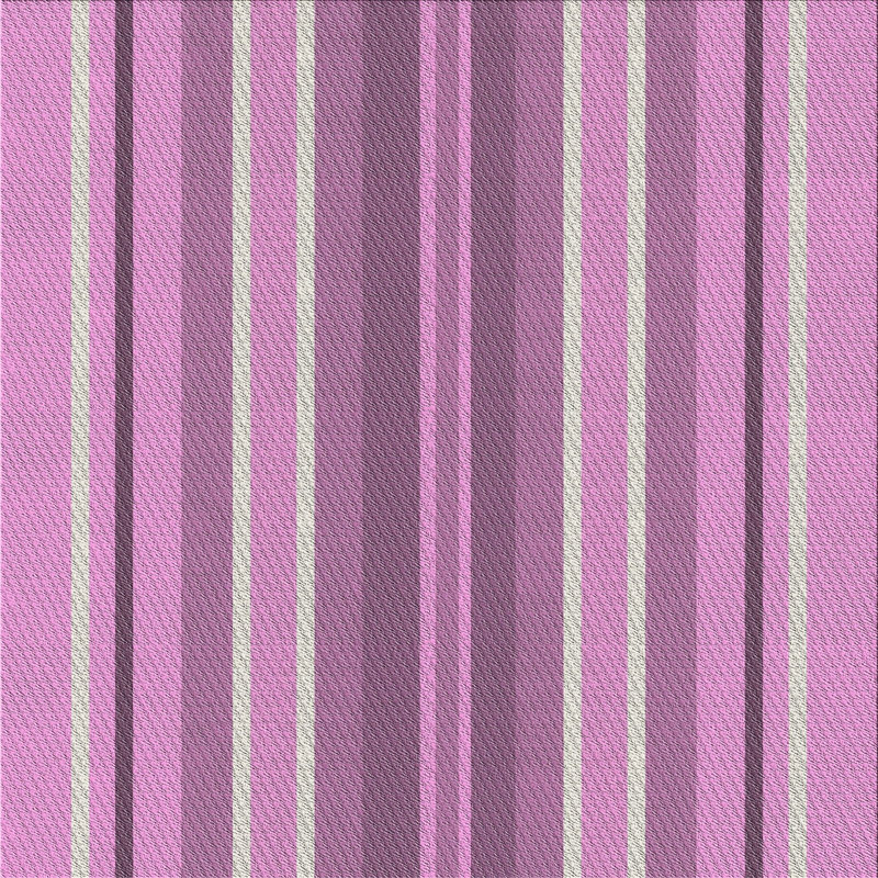 Tapis rose à rayures Antoun, Carré 6 pi