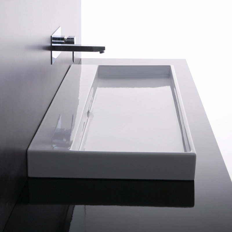 Urban 27.8'' L Bathroom Sink, No Hole