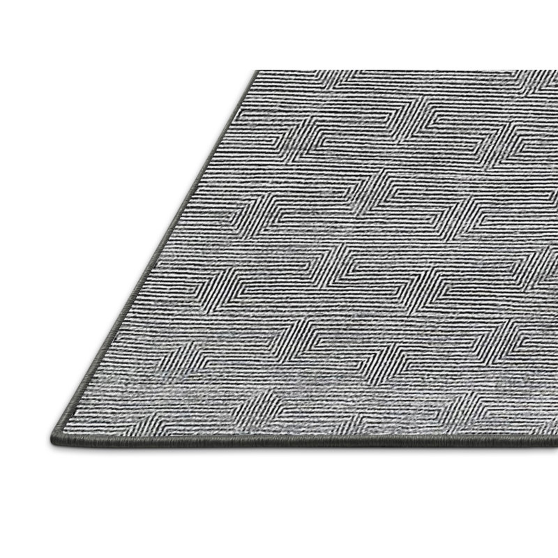 Geometric Indoor Rug, Runner 2' x 5'