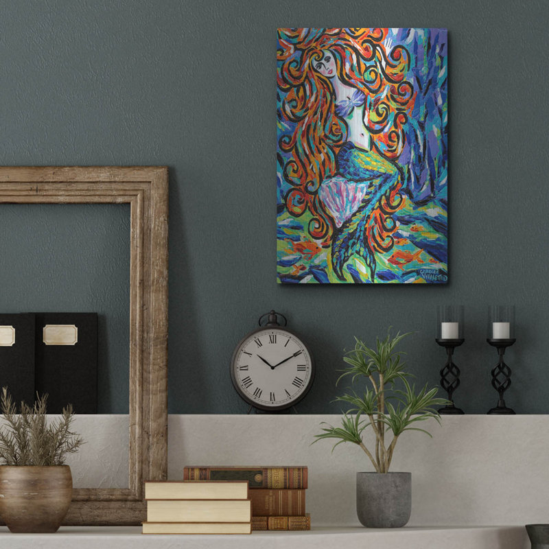 «Ocean Friends III» par Carolee Vitaletti, H 16 po x l 12 po