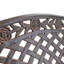 Banc de jardin en aluminium