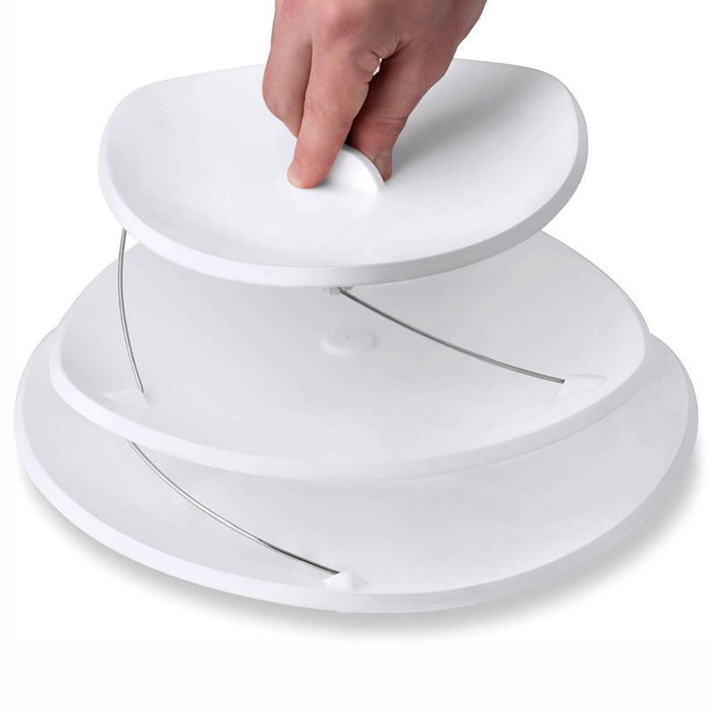 Collapsible 3-Tier Party Tray