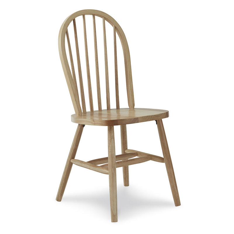 Genissa Solid Wood Side Chair, Natural