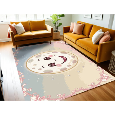 Tapis lavable pour enfant East Urban Home Sky Clouds_Sky011