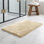 Better Trends Haven Collection 100% Polyester 2100 GSM Bath Rug, Non-Slip TPR Backing, 21" x 34" Soft, Absorbent & Quick Dry Rug for Bathroom, Shower, Tub, Vanity & Sink Area, Sand