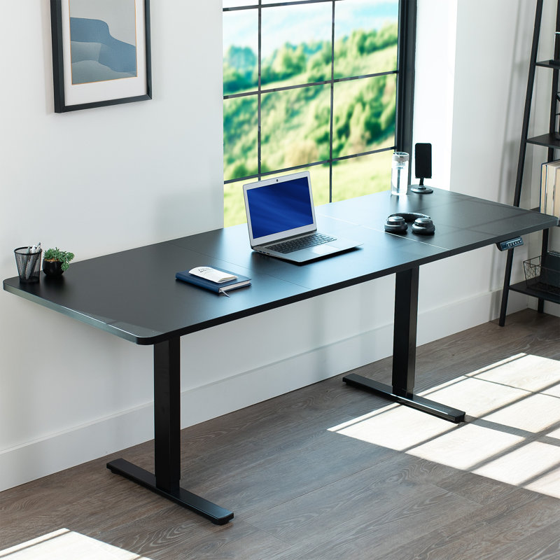 De table, Noir, H 1 po x l 70,9 po x P 29,5 po, 3-Piece