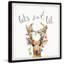 Light-up Antlers - Single Picture Frame Print-1778393028