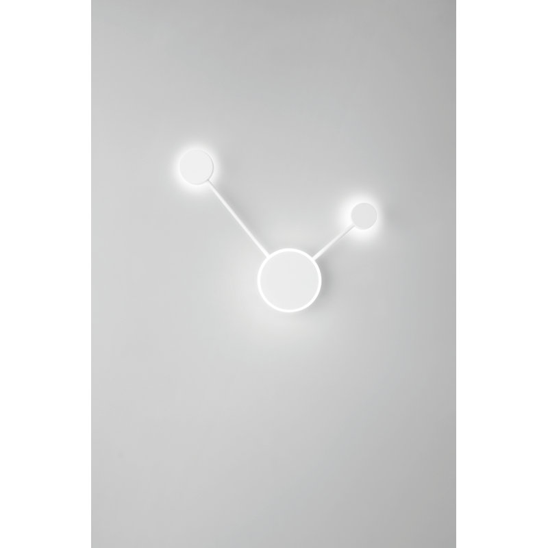 Fallinerlea LED Flush Mounted Sconce, White