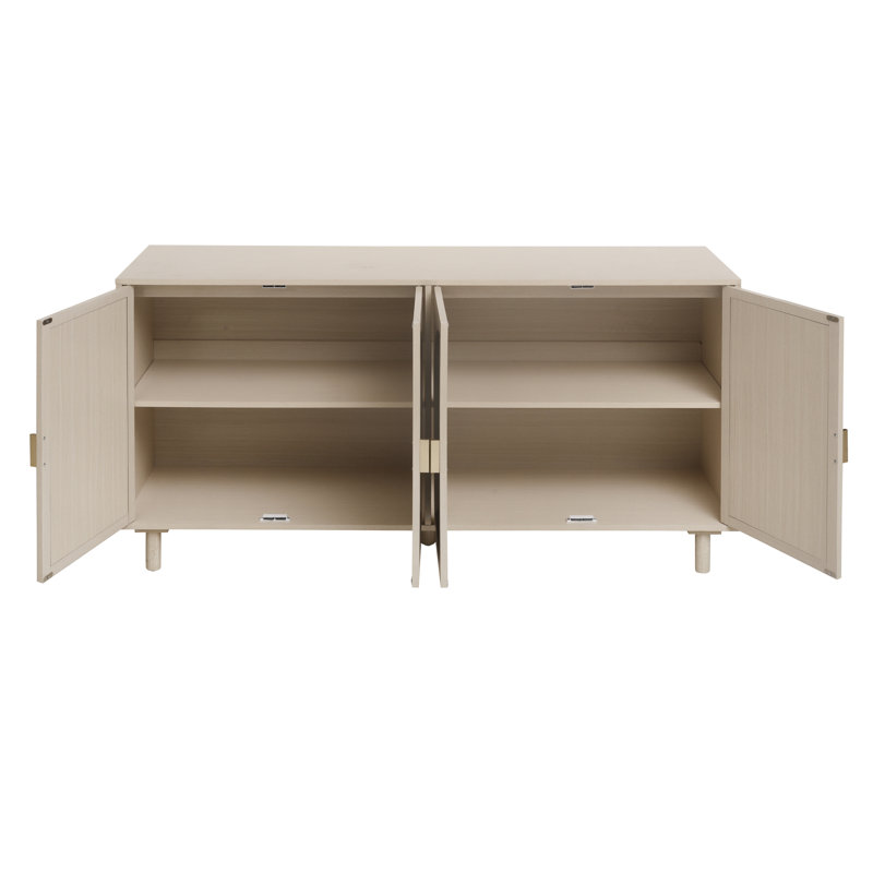 Armoire 4 portes, Naturel