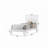Twin Size White Finish Panel Bed