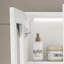 Armoire de toilette murale à miroir avec lumières DEL