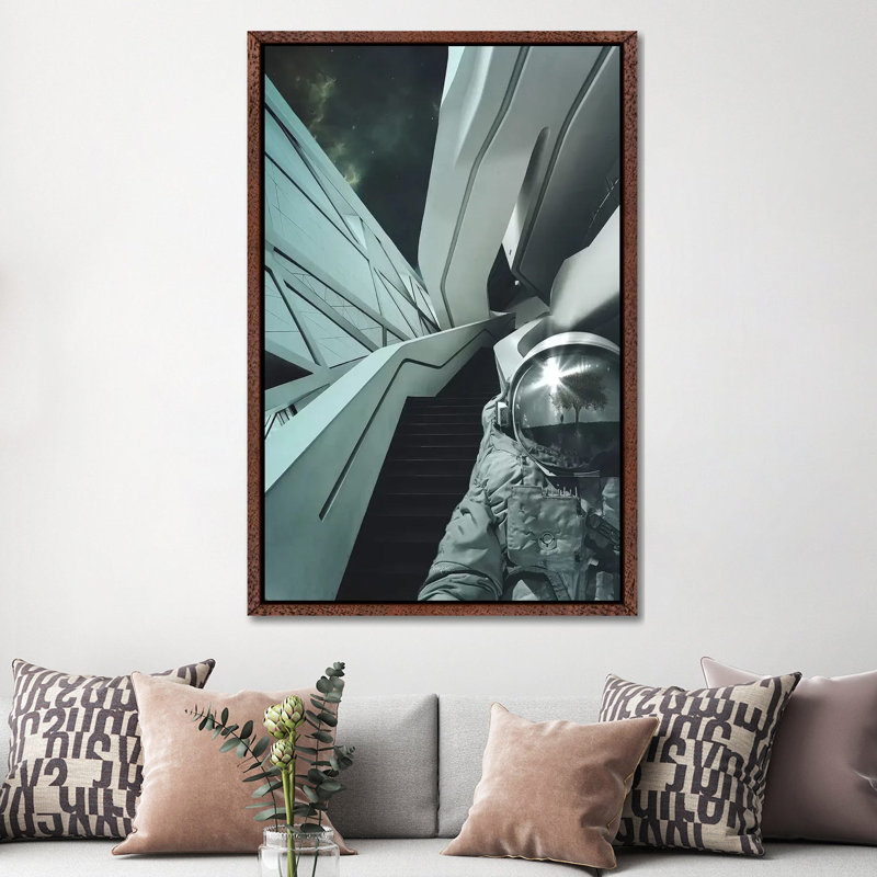 Memories by Rob Hakemo - Print on Canvas, Classic Brown Wood Framed, 152.5 cm H x 101.5 cm W