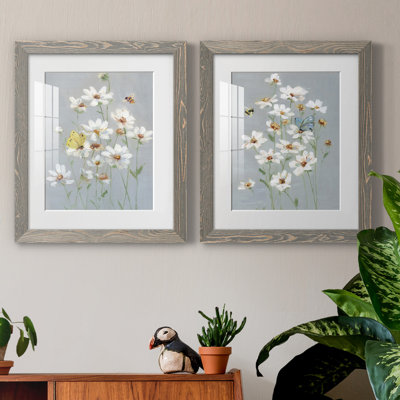 " Gathering Daisies I " 2 - Pieces
