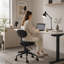Tabouret pivotant pneumatique avec dossier 503 KAI-1490154243