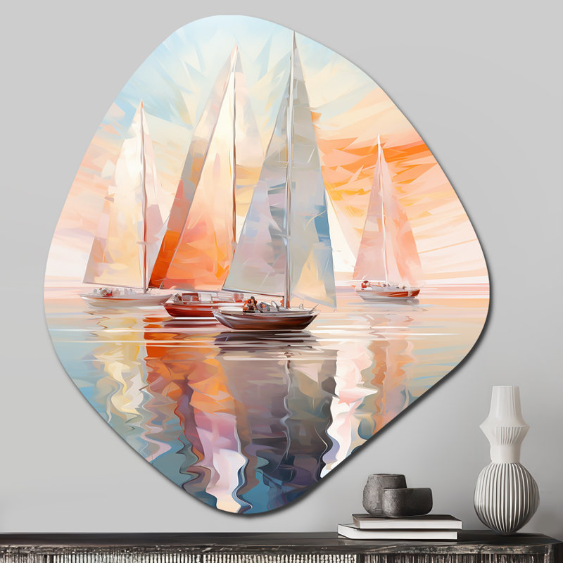 Alyanna - Décoration murale irrégulière en métal, H 28 po x l 25 po