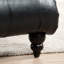 Chaise longue sans accoudoirs touffetée