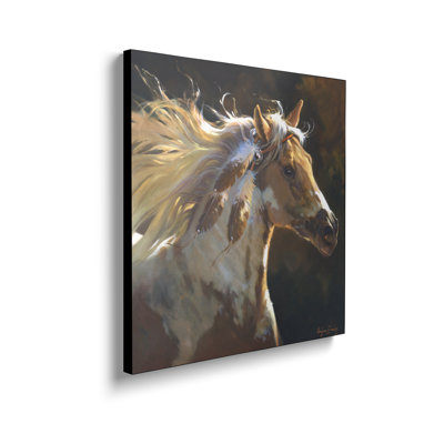 Reproduction d'art sur toile Steemplix, "Spirit Horse" par Carolyne Hawley