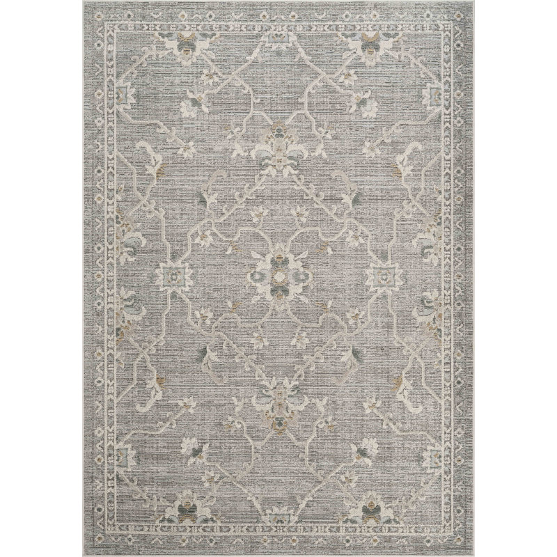 Tapis gris ardoise Abani Rugs, Rectangle 4pi x 6 pi