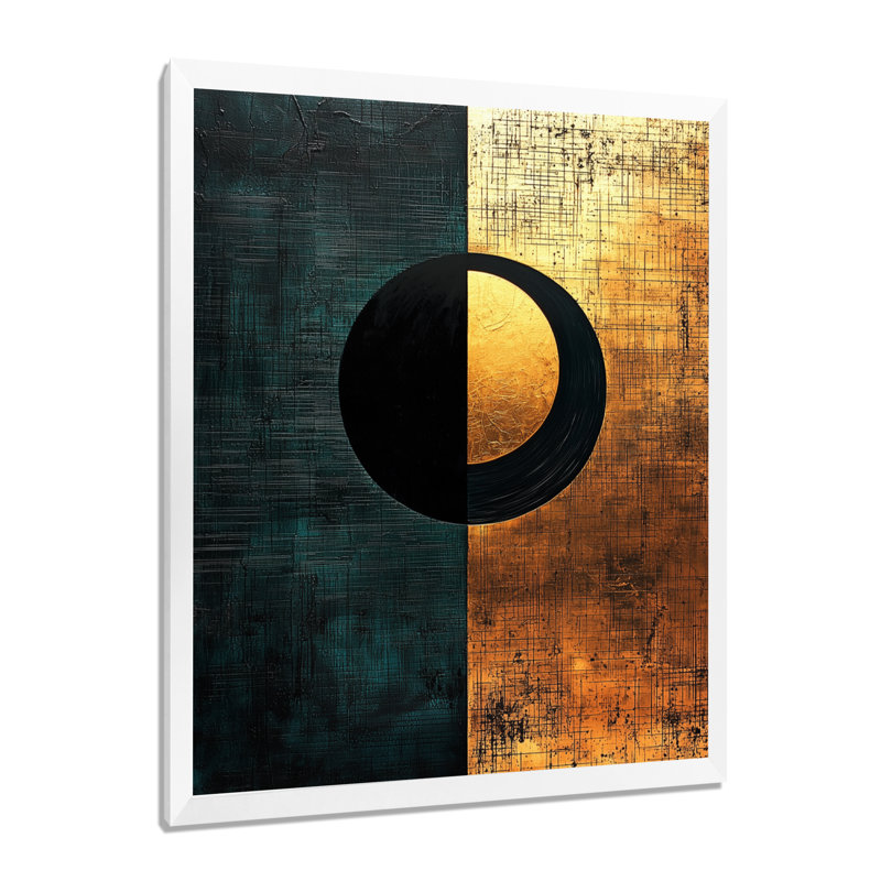 Mischari - Abstract Wall Art Living Room, H 20 po x l 12 po, Reproduction encadrée d'une seule photo, Blanc