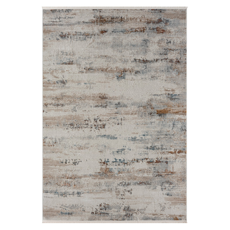 Aria light grey Rug, Rectangular 160 x 230cm