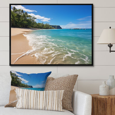 Hawaii Golden Shores II - Hawaii Wall Art Living Room