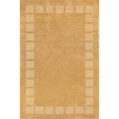 Tapis en mélange de laine Milchan High-Low