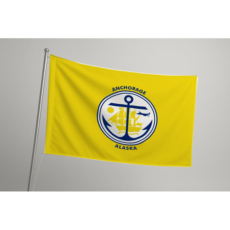 Drapeau de la ville d'Anchorage — Drapeau extérieur
