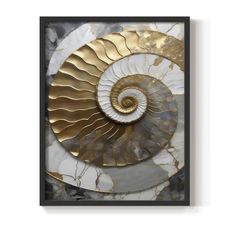 «Plaster Dreams III», reproduction encadrée - bois massif, H 11 po x l 9 po, Noir, noir, noir, noir