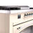 ILVE Nostalgie II Series 60 inch Dual Fuel Range with 5 Sealed Burners, Griddle, Frenchtop (Glass Door)-98196793-98196825