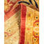 Tapis orange Haynie en laine noué à la main 12 pi x 18 pi 6 po