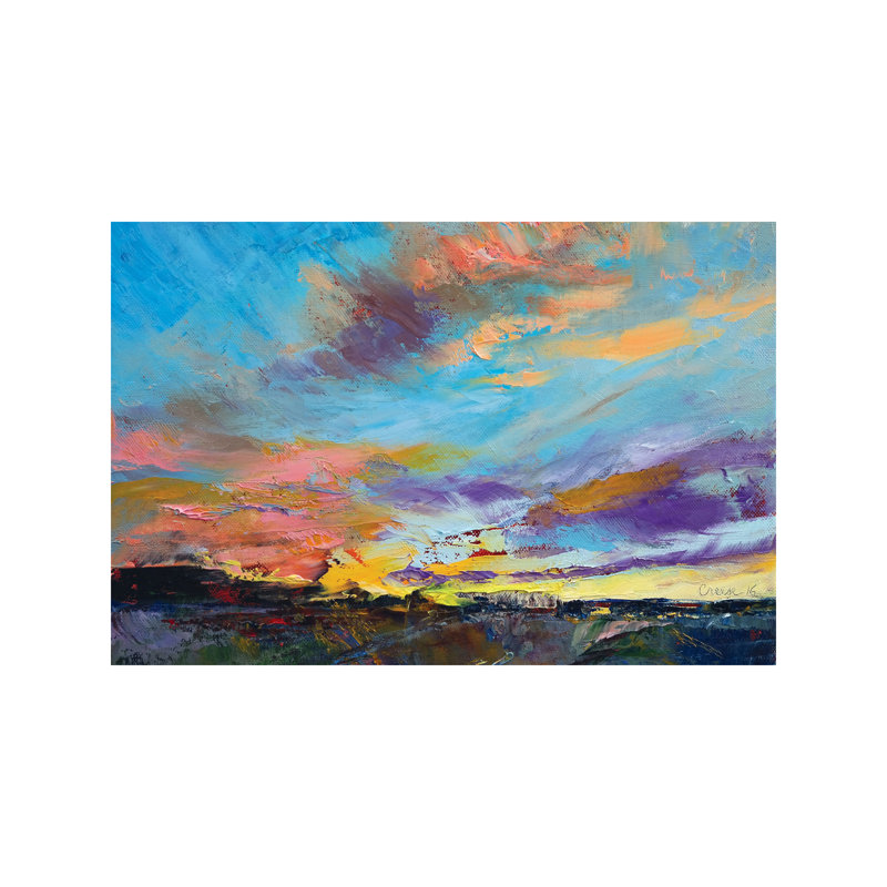 Desert Highway 1 Piece Wrapped Canvas Painting, 101.6 cm H x 66.04 cm W x 3.175 cm D