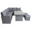 Milano 6 Seater Dining Set with Cushions