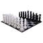 37" Giant Plastic Chess Set with Quick Fold Nylon Board