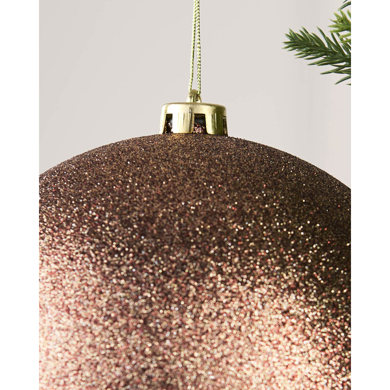Polystyrene Shatterproof Bauble, 21.8 cm H x 20 cm W x 20 cm D, Espresspo