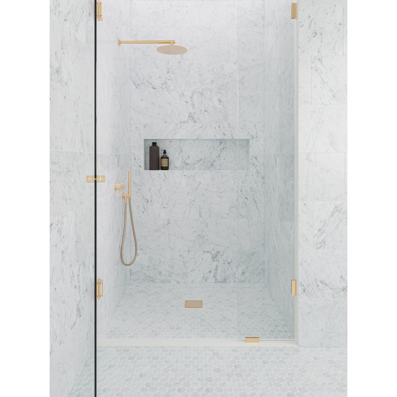 Monet Marble Mosaic Wall & Floor Tile, White Carrara