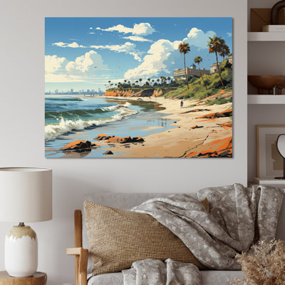 California Seascape II - art mural californien