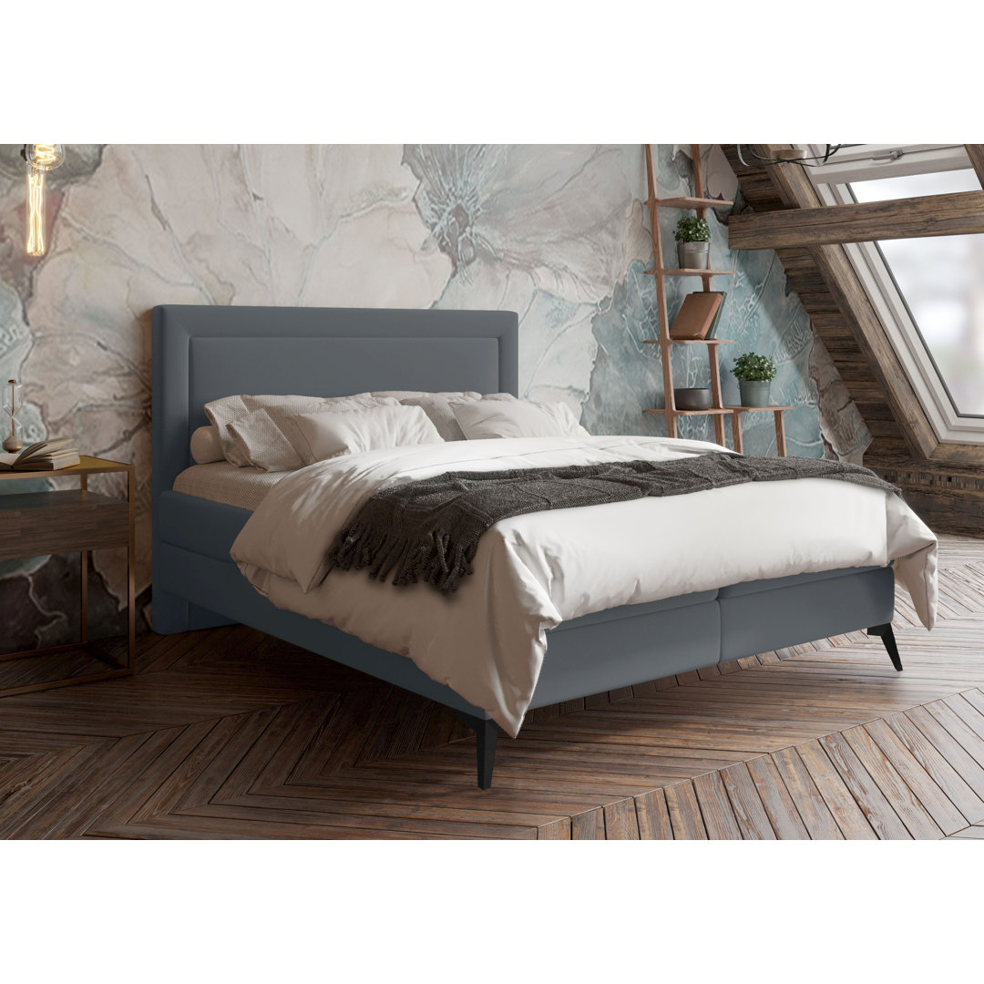 Boxspringbett Vivi mit Topper und Stauraum