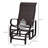 Backyard Glider Chair, Brown - Comfortable, Smooth Rocking, , Lightweight Patio Chair Ergonomic Design, Heavy Duty